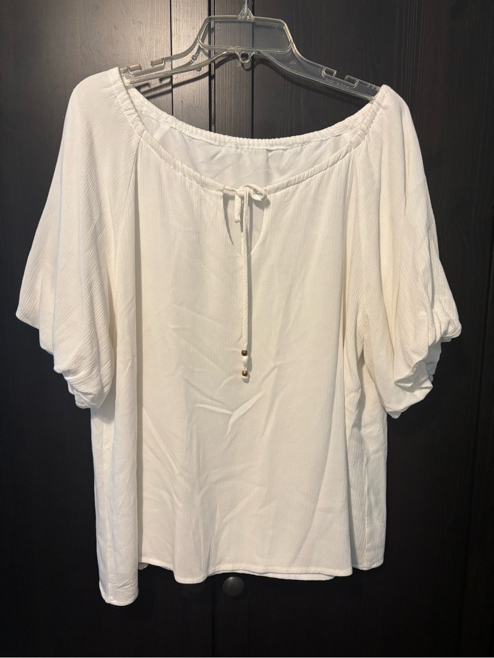white blouse size large